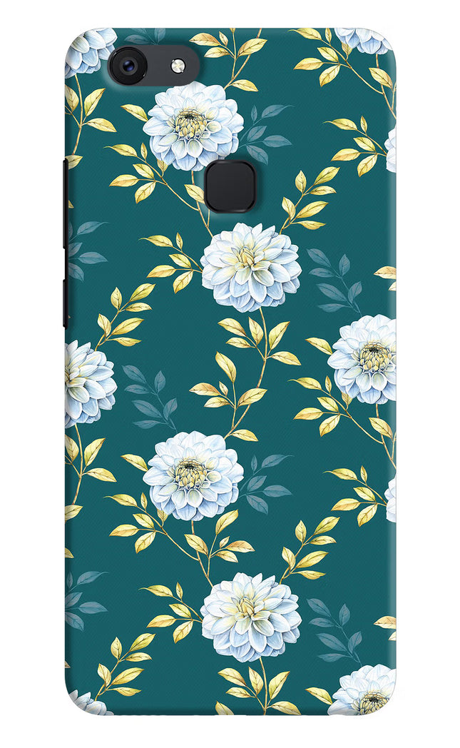 Flowers Vivo V7 plus Hard Case Back Cover by Casekaro