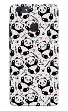Cute Panda Vivo V7 plus Hard Case Back Cover by Casekaro