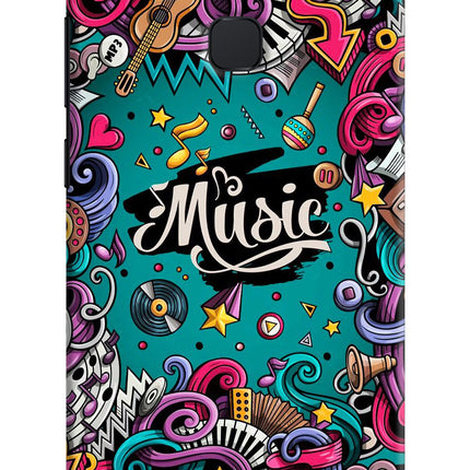 Music Graffiti Vivo V7 plus Hard Case Back Cover by Casekaro