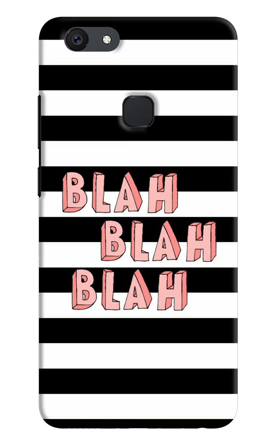 Blah Blah Blah Vivo V7 plus Back Cover, Hard case