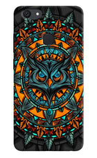 Angry Owl Art Vivo V7 plus Hard Case Back Cover by Casekaro