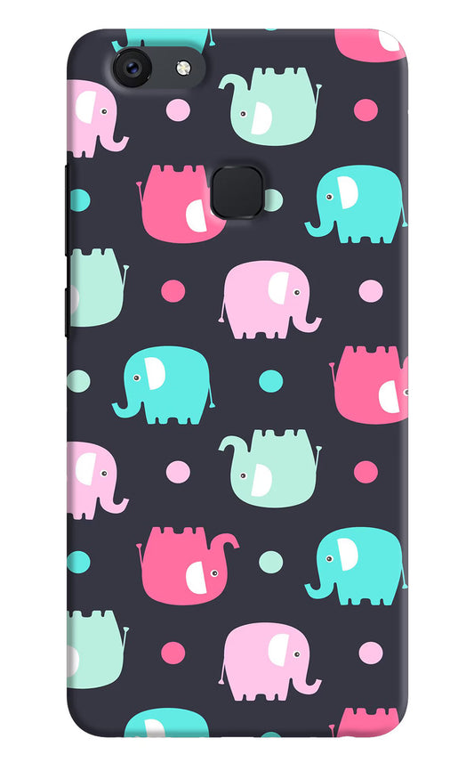 Elephants Vivo V7 plus Hard Case Back Cover by Casekaro