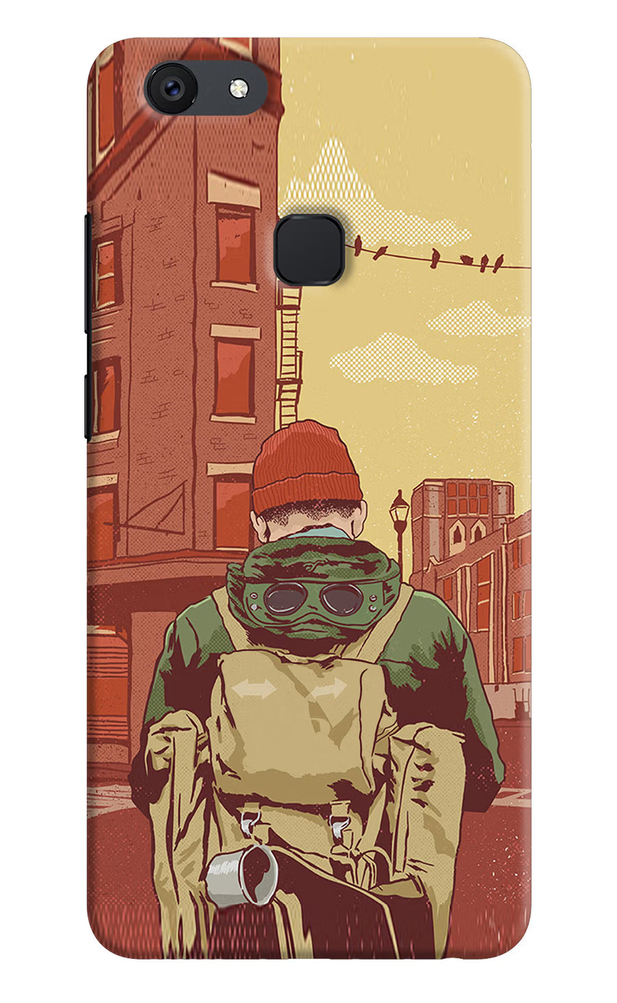 Adventurous Vivo V7 plus Back Cover, Hard case
