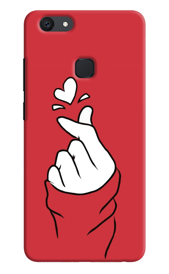 Korean Love Sign Vivo V7 plus Hard Case Back Cover by Casekaro