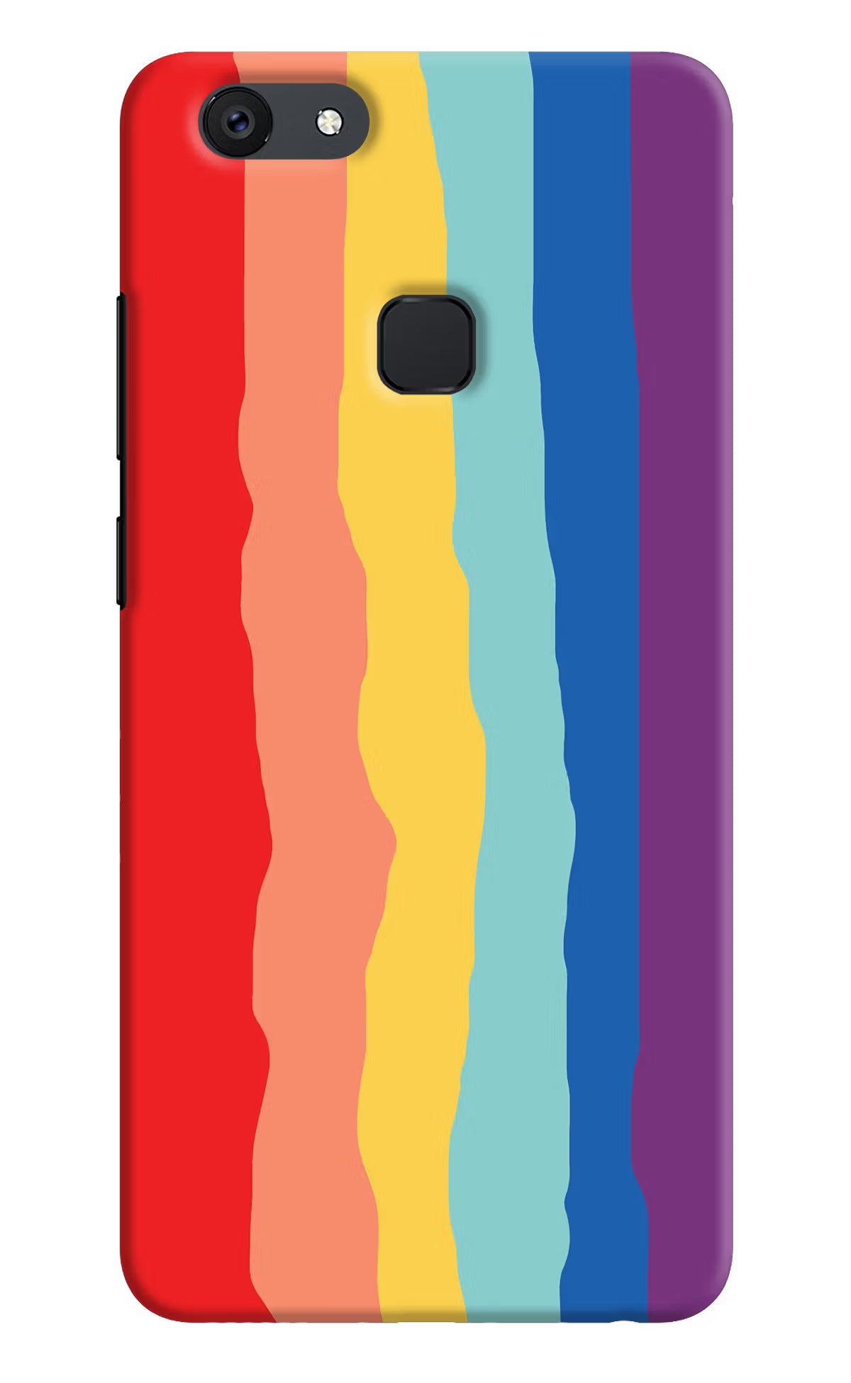 Rainbow Vivo V7 plus Hard Case Back Cover by Casekaro