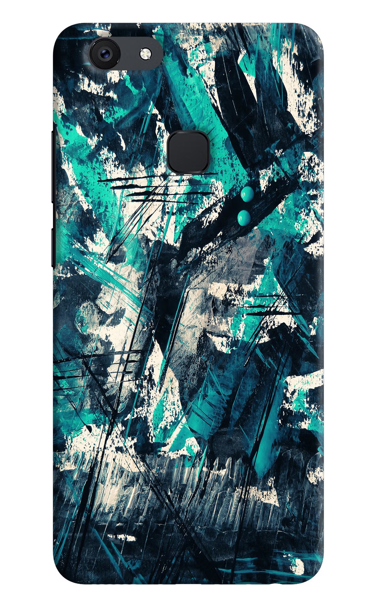 Artwork Vivo V7 plus Hard Case Back Cover by Casekaro