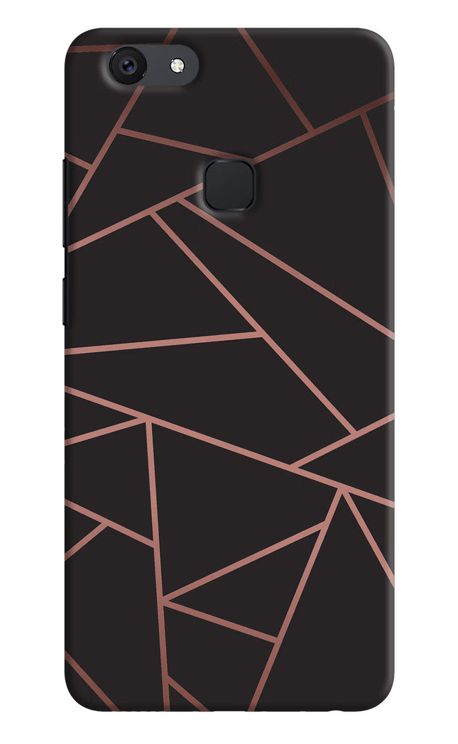 Geometric Pattern Vivo V7 plus Hard Case Back Cover by Casekaro