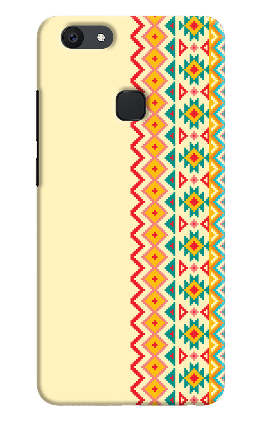 Ethnic Seamless Vivo V7 plus Back Cover, Hard case