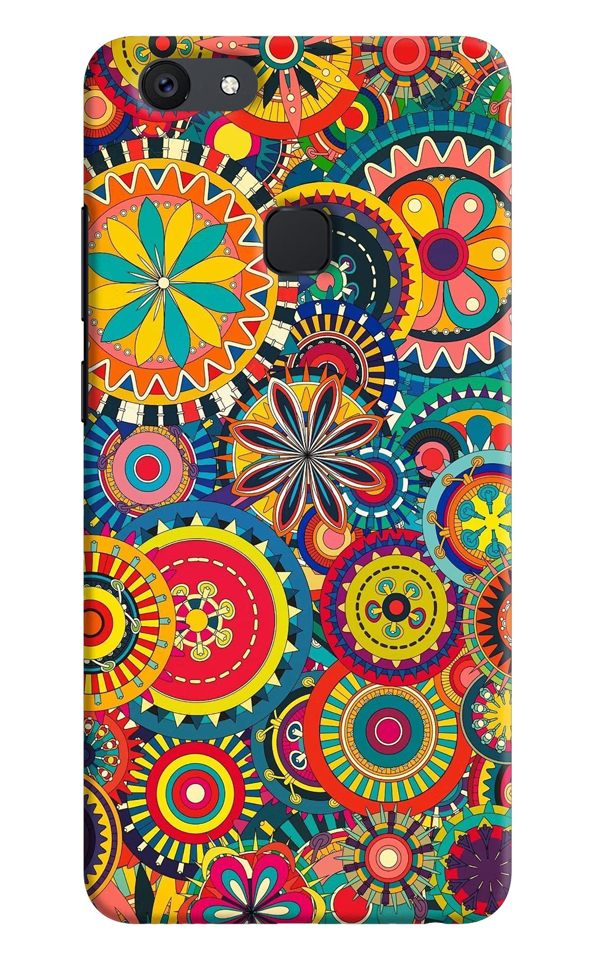 Gol Gol Art Vivo V7 plus Hard Case Back Cover by Casekaro