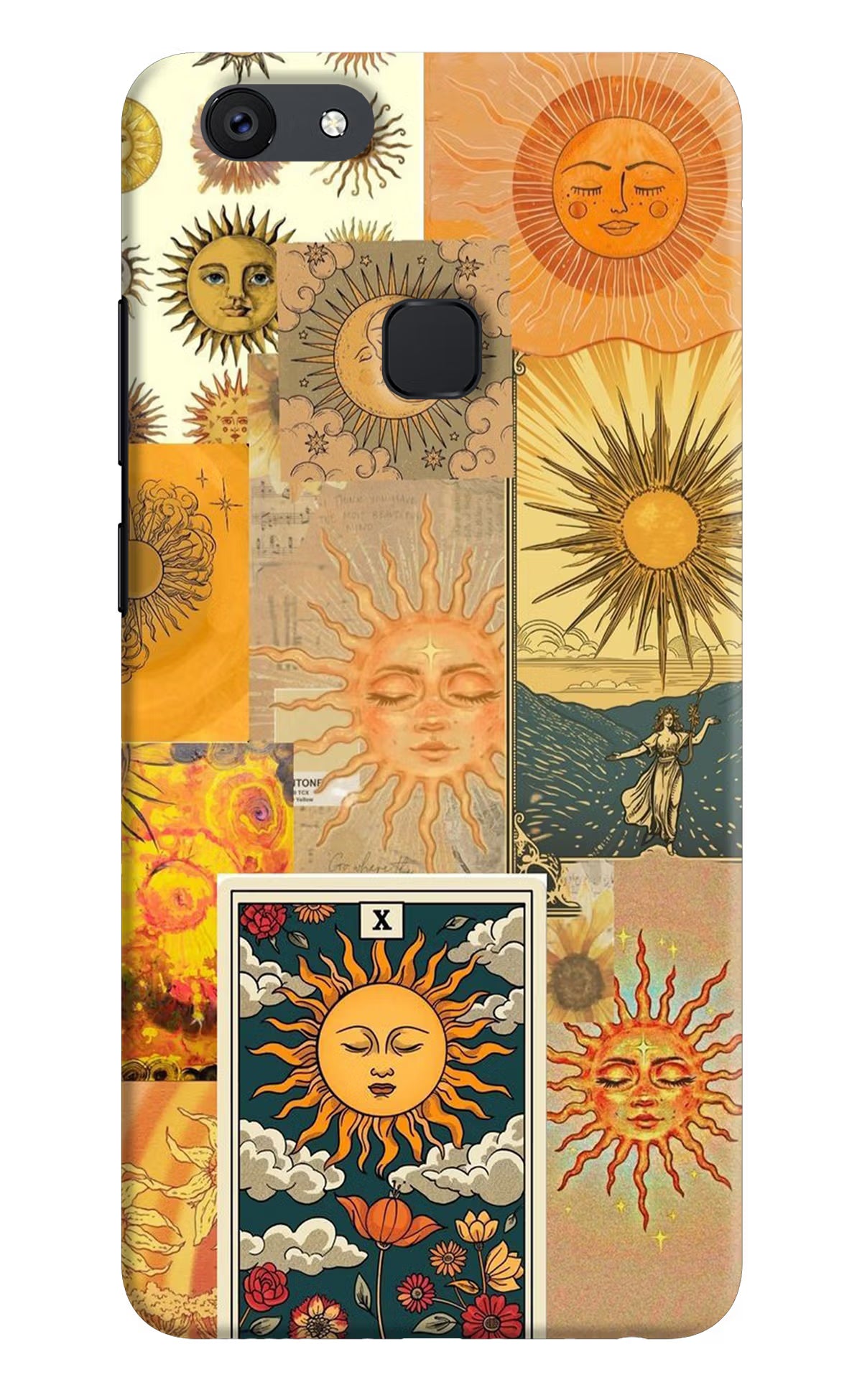 Sun Vivo V7 plus Hard Case Back Cover by Casekaro