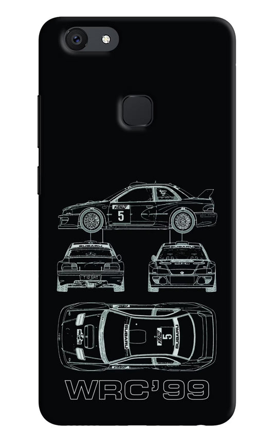 WRC'99 Vivo V7 plus Hard Case Back Cover by Casekaro