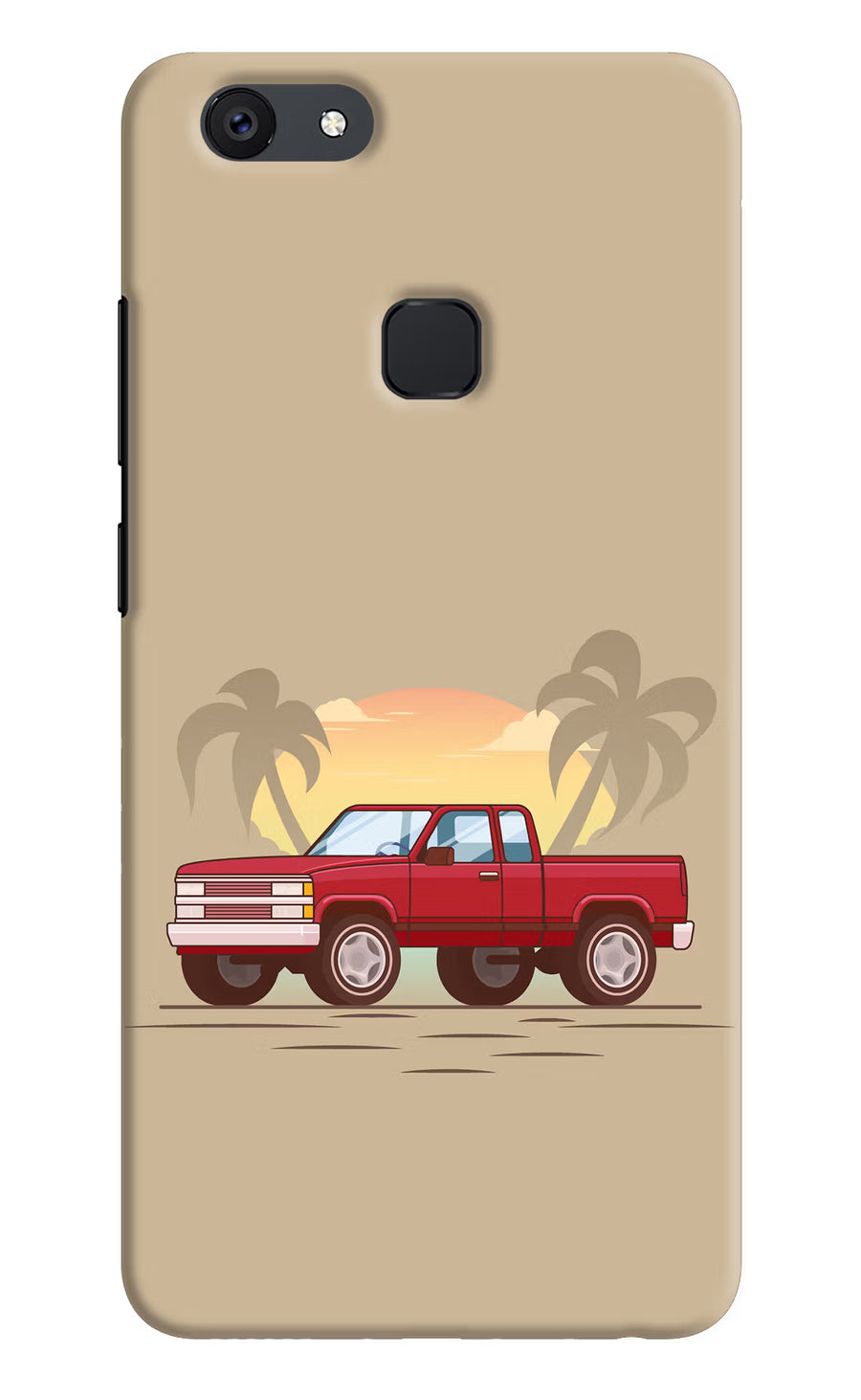 Desert Classic Drive Vivo V7 plus Back Cover, Hard case