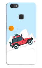 Mountain Trail Beast Vivo V7 plus Hard Case Back Cover by Casekaro