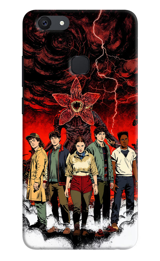 Ordinary Things Characters Vivo V7 plus Hard Case Back Cover by Casekaro