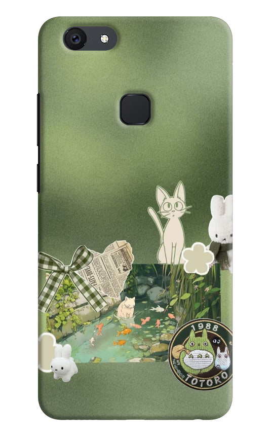 Aesthetic anime Vivo V7 plus Hard Case Back Cover by Casekaro