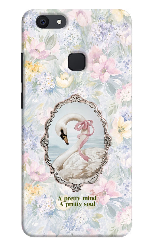 Pretty Mind Pretty Soul Vivo V7 plus Hard Case Back Cover by Casekaro