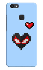 Peter Heart Vivo V7 plus Hard Case Back Cover by Casekaro