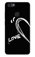 Love Line Vivo V7 plus Hard Case Back Cover by Casekaro