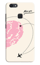 Miss Orbit Vivo V7 plus Hard Case Back Cover by Casekaro