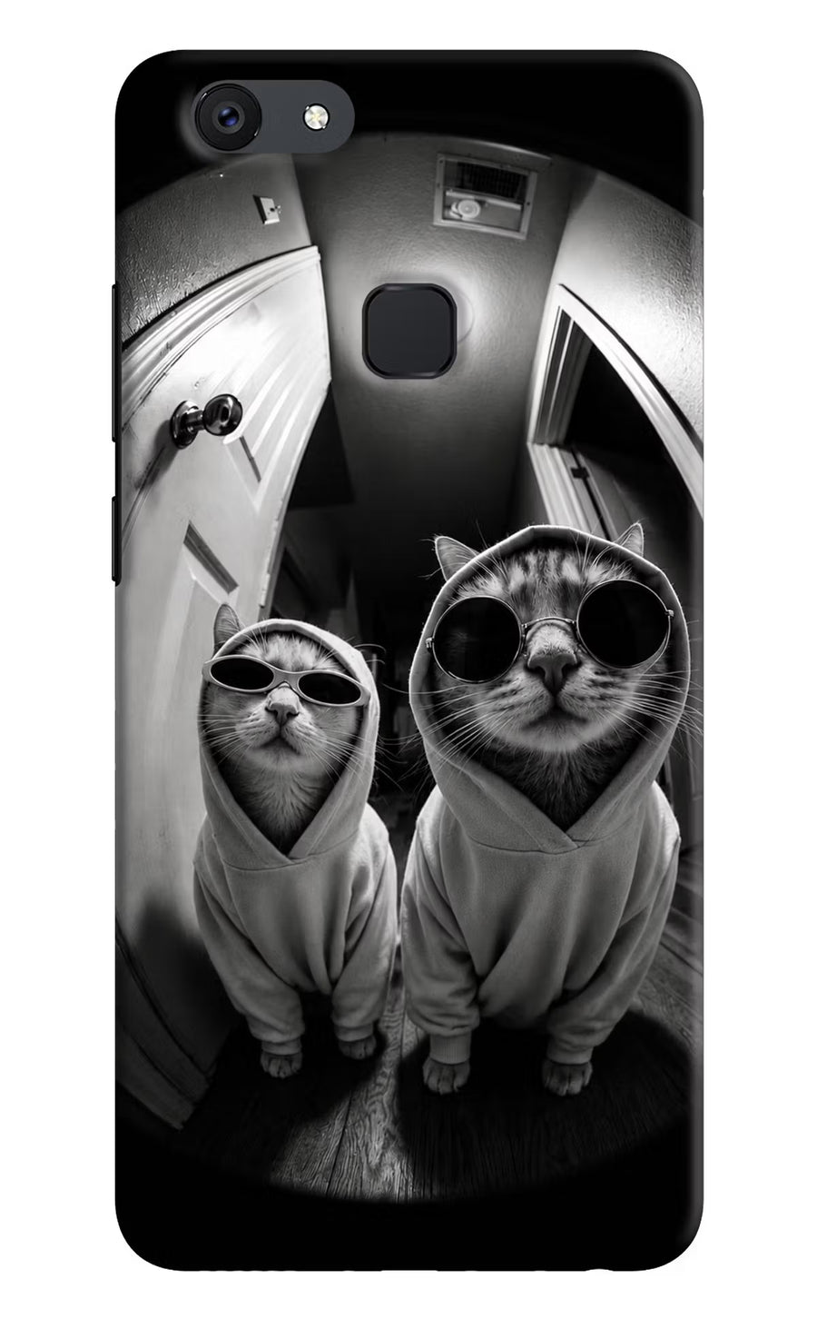 Hood Cats Vivo V7 plus Back Cover, Hard case
