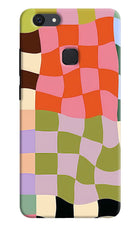 Wavy Grid Vivo V7 plus Hard Case Back Cover by Casekaro