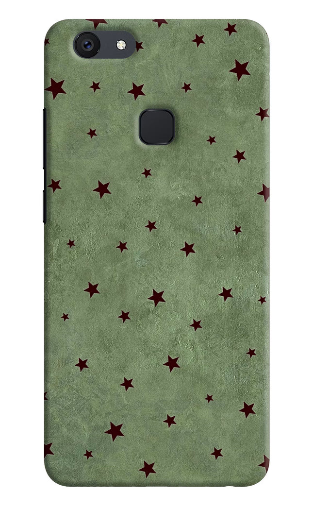Green Stars Vivo V7 plus Hard Case Back Cover by Casekaro