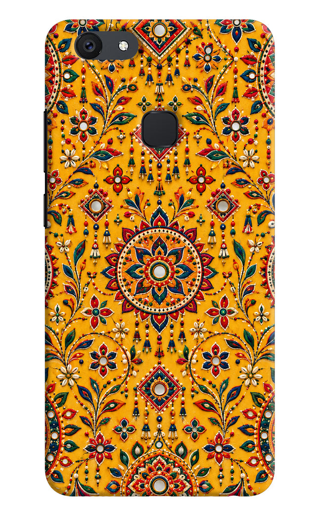 Sunlit Aura Vivo V7 plus Hard Case Back Cover by Casekaro