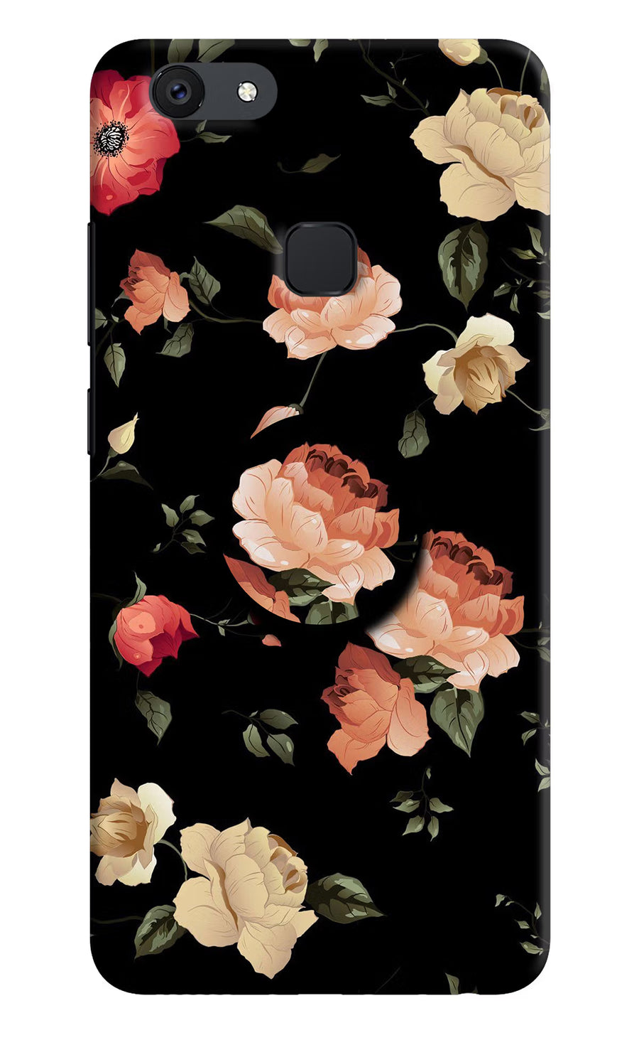 Flowers Vivo V7 plus Pop Case, Hard case