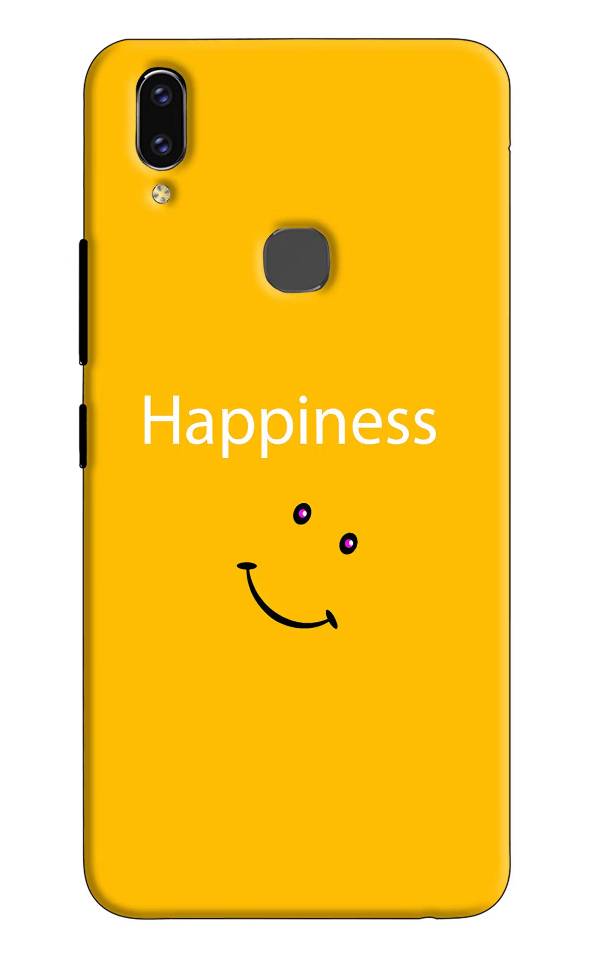 Happiness With Smiley Vivo V9/V9 Pro/V9 Youth Hard Case Back Cover by Casekaro