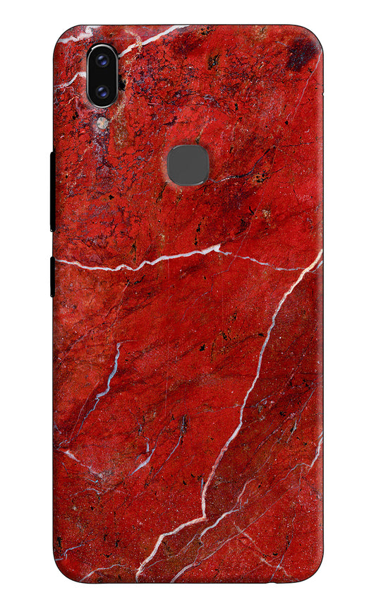 Red Marble Design Vivo V9/V9 Pro/V9 Youth Hard Case Back Cover by Casekaro