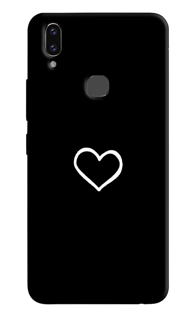 Heart Vivo V9/V9 Pro/V9 Youth Hard Case Back Cover by Casekaro