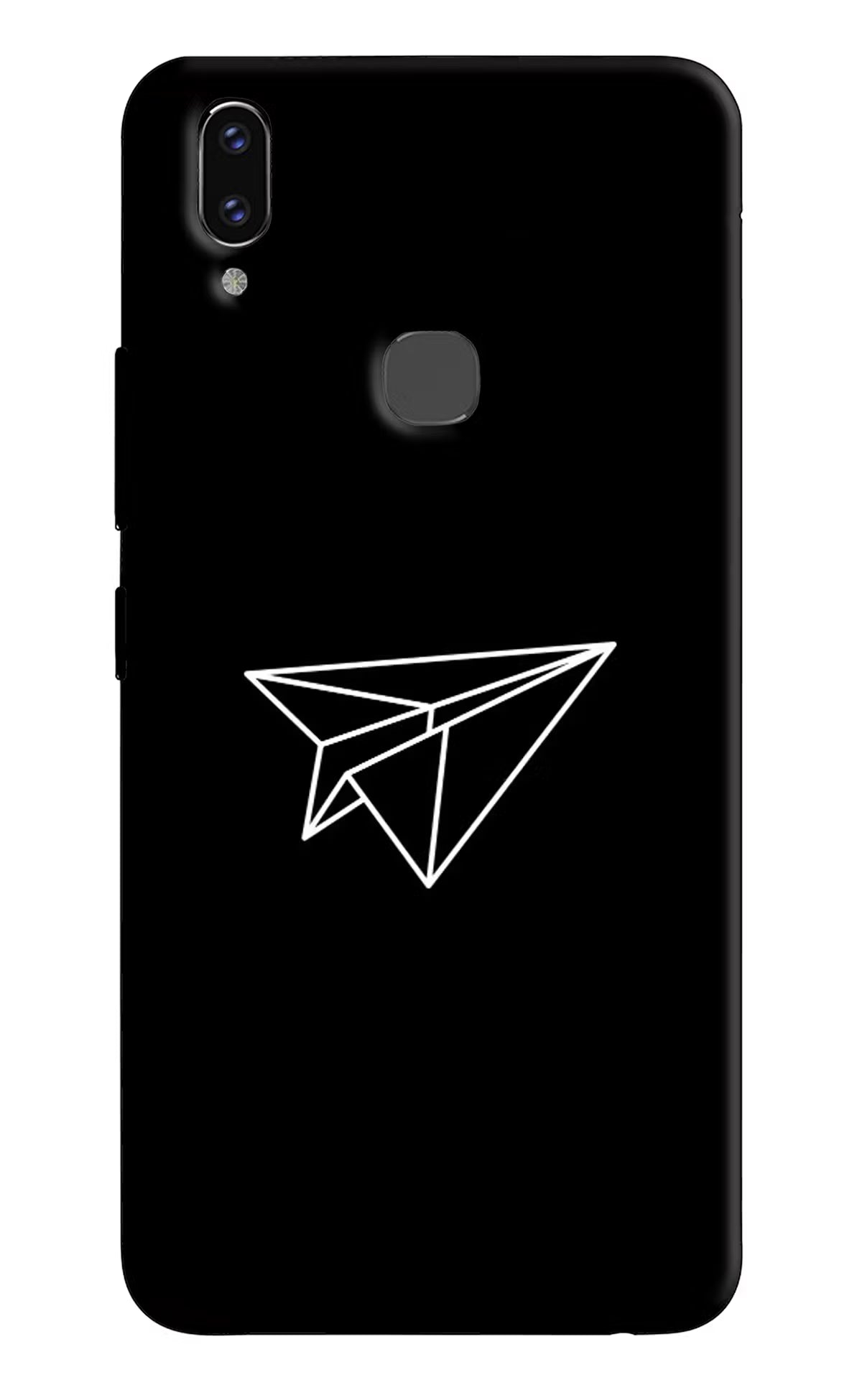 Paper Plane White Vivo V9/V9 Pro/V9 Youth Hard Case Back Cover by Casekaro