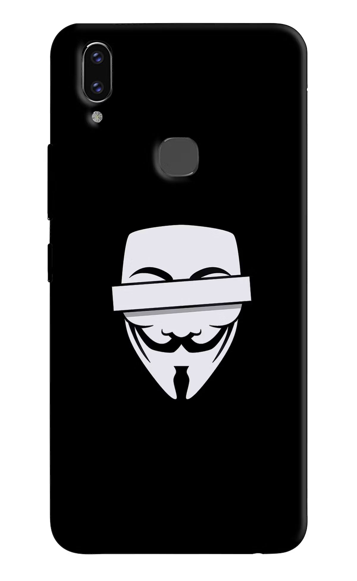 Anonymous Face Vivo V9/V9 Pro/V9 Youth Hard Case Back Cover by Casekaro