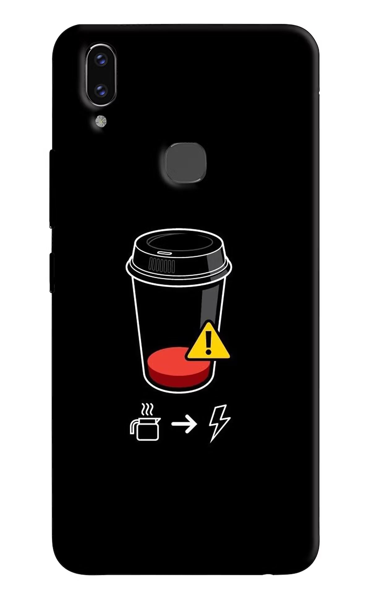 Coffee Vivo V9/V9 Pro/V9 Youth Hard Case Back Cover by Casekaro