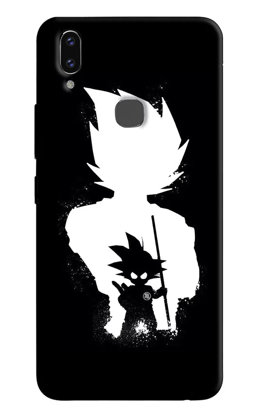 Goku Shadow Vivo V9/V9 Pro/V9 Youth Hard Case Back Cover by Casekaro