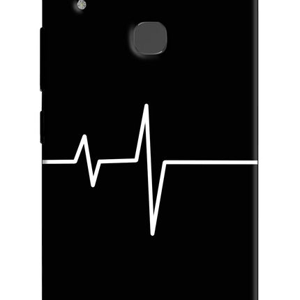 Heart Beats Vivo V9/V9 Pro/V9 Youth Hard Case Back Cover by Casekaro