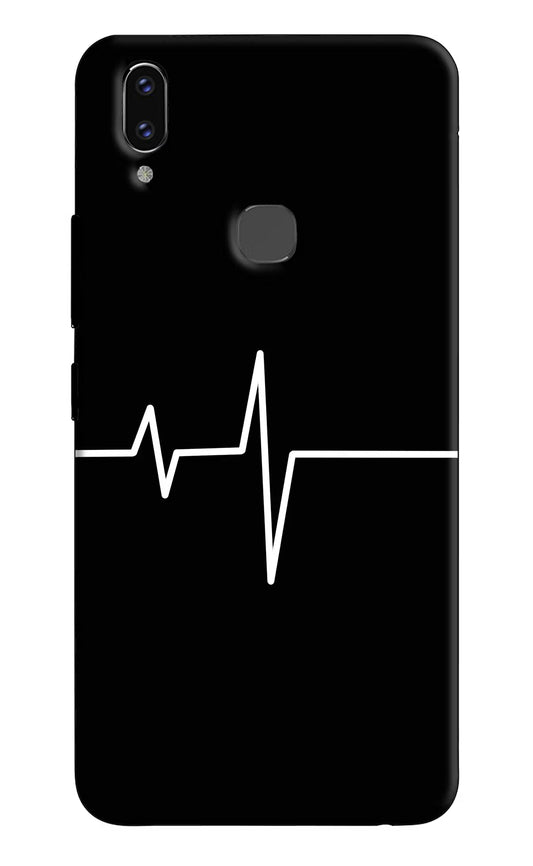 Heart Beats Vivo V9/V9 Pro/V9 Youth Hard Case Back Cover by Casekaro