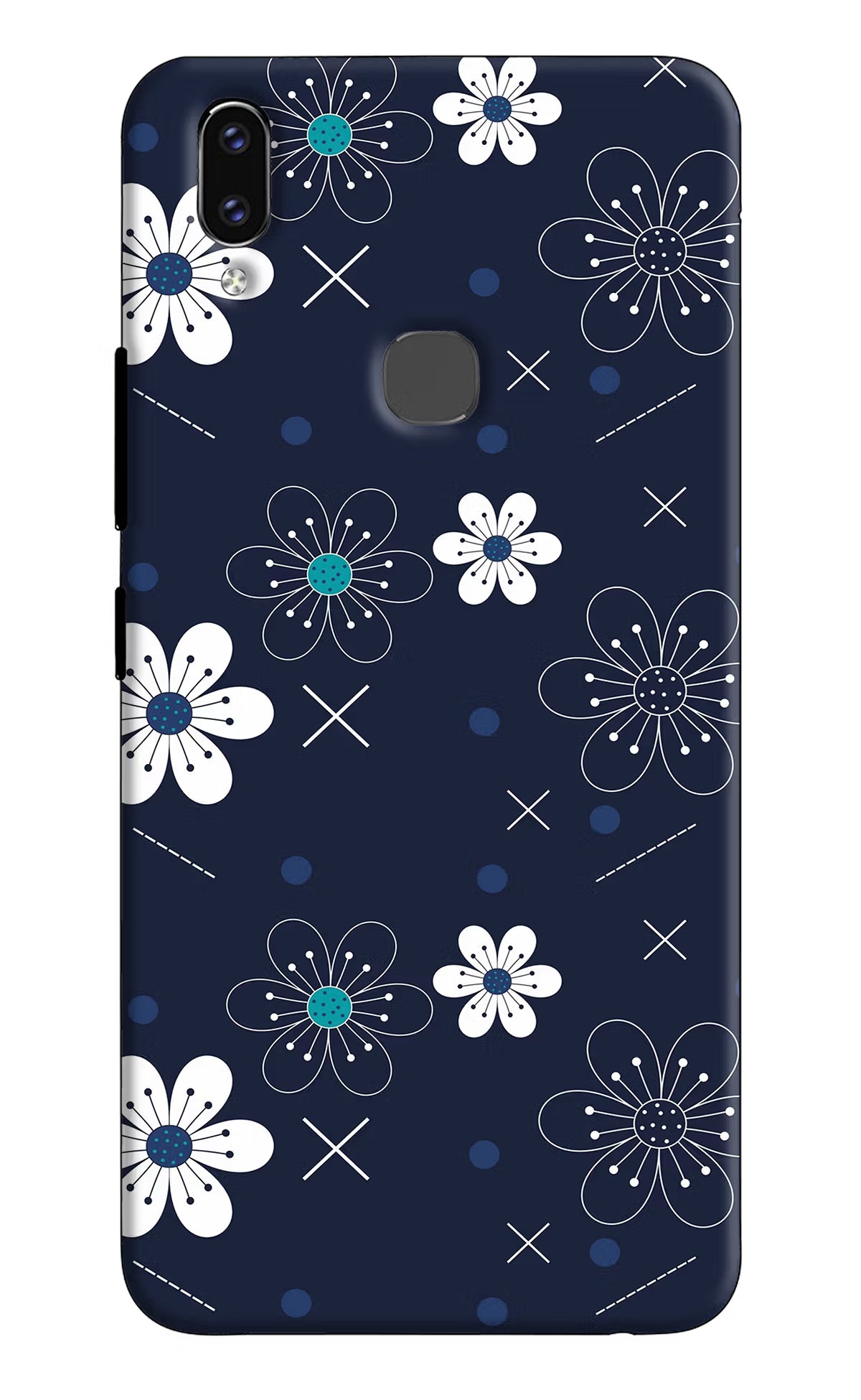 Flowers Vivo V9/V9 Pro/V9 Youth Hard Case Back Cover by Casekaro