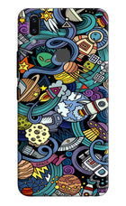 Space Abstract Vivo V9/V9 Pro/V9 Youth Hard Case Back Cover by Casekaro
