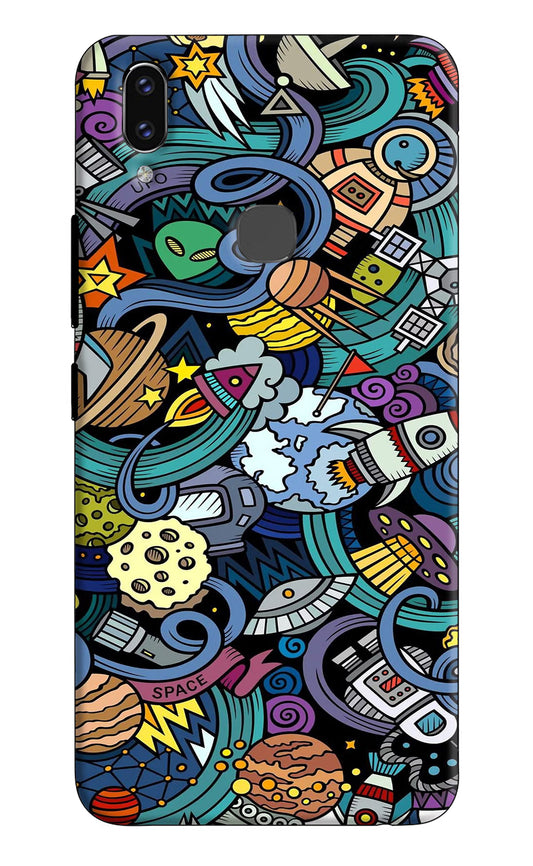 Space Abstract Vivo V9/V9 Pro/V9 Youth Hard Case Back Cover by Casekaro