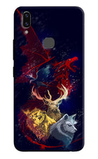 Game Of Thrones Vivo V9/V9 Pro/V9 Youth Hard Case Back Cover by Casekaro