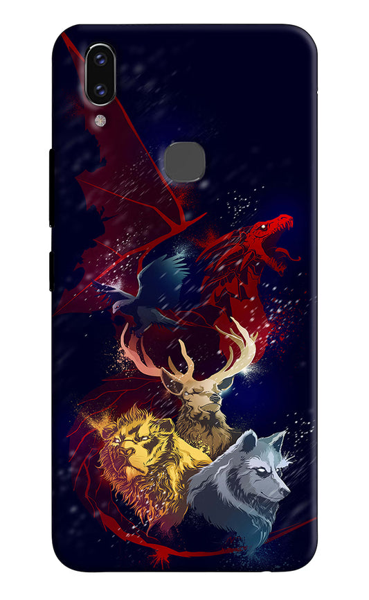 Game Of Thrones Vivo V9/V9 Pro/V9 Youth Hard Case Back Cover by Casekaro