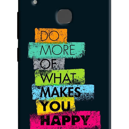 Do More Of What Makes You Happy Vivo V9/V9 Pro/V9 Youth Hard Case Back Cover by Casekaro