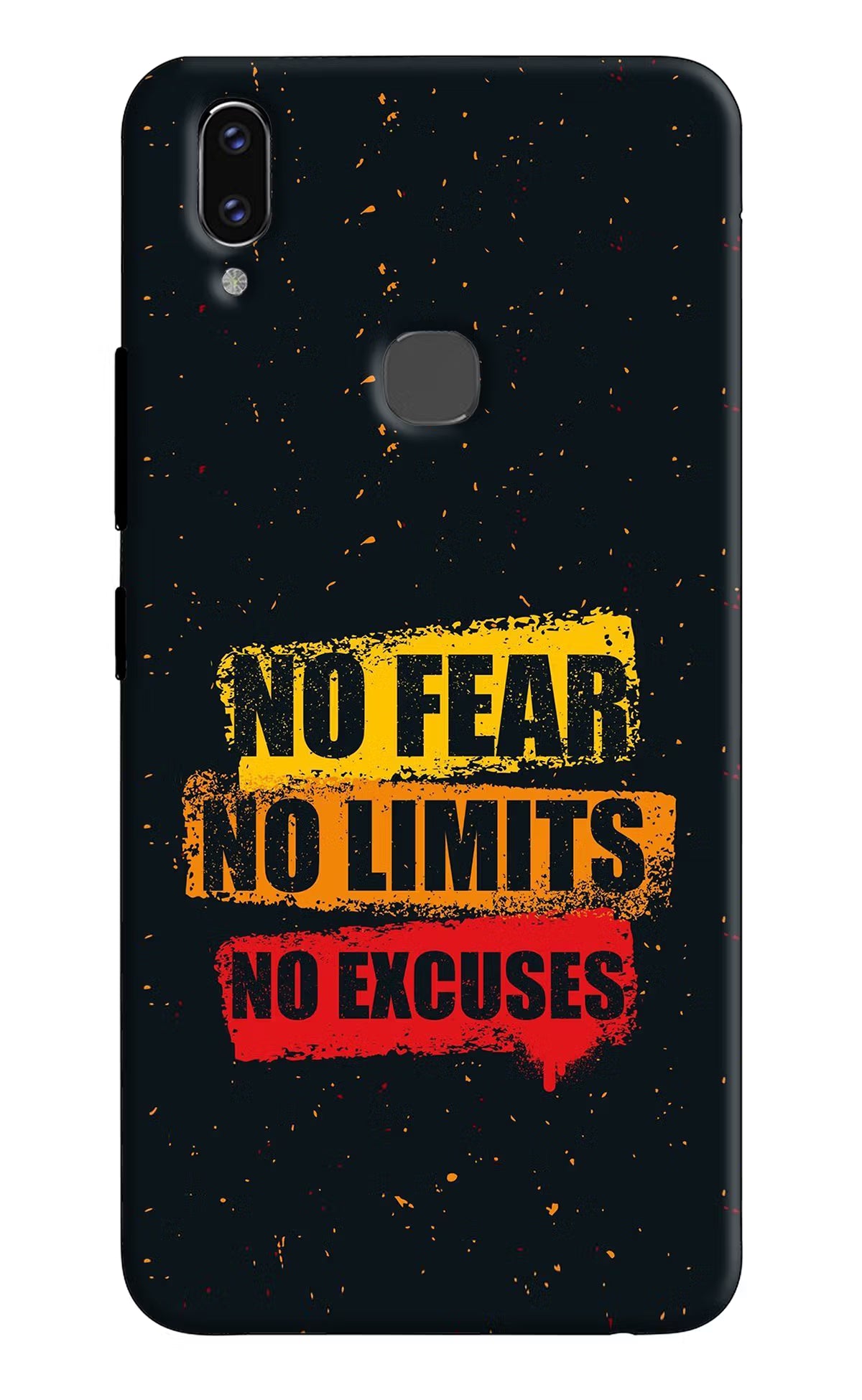 No Fear No Limits No Excuse Vivo V9/V9 Pro/V9 Youth Hard Case Back Cover by Casekaro