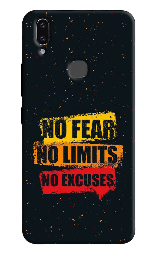 No Fear No Limits No Excuse Vivo V9/V9 Pro/V9 Youth Hard Case Back Cover by Casekaro