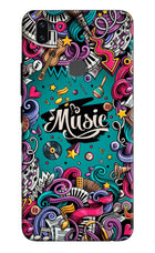 Music Graffiti Vivo V9/V9 Pro/V9 Youth Hard Case Back Cover by Casekaro