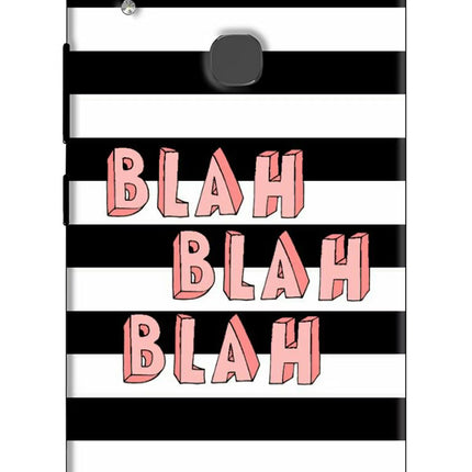 Blah Blah Blah Vivo V9/V9 Pro/V9 Youth Hard Case Back Cover by Casekaro