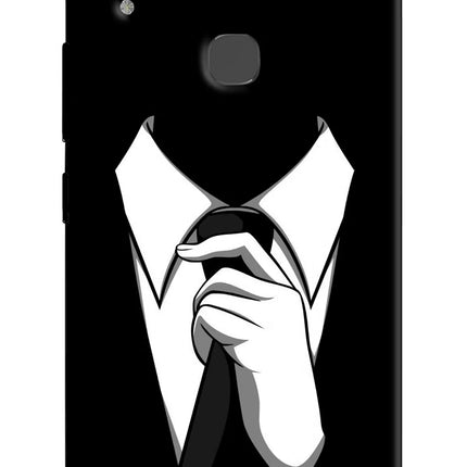 Black Tie Vivo V9/V9 Pro/V9 Youth Hard Case Back Cover by Casekaro