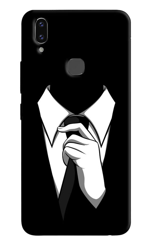 Black Tie Vivo V9/V9 Pro/V9 Youth Hard Case Back Cover by Casekaro