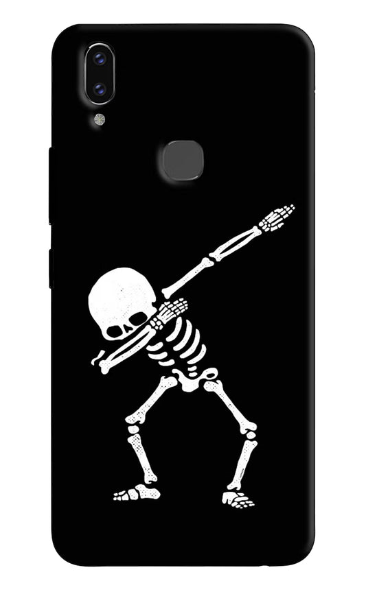 Dabbing Skeleton Art Vivo V9/V9 Pro/V9 Youth Hard Case Back Cover by Casekaro